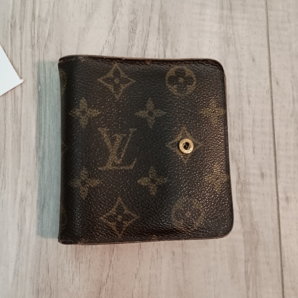 Louis Vuitton Brown Monogram Compact Wallet